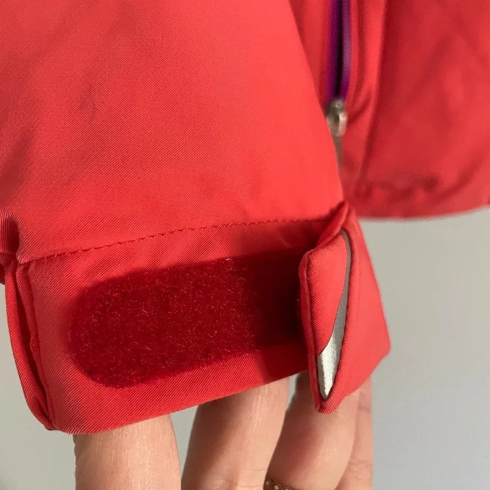 Descente Heat Ski Jacket Womens 10 Med Coral Full‎ Zip Winter Coat Pink